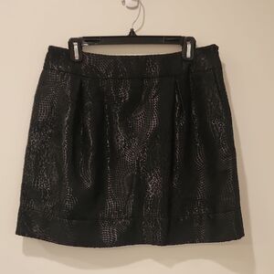 Elegant Black Mini Skirt